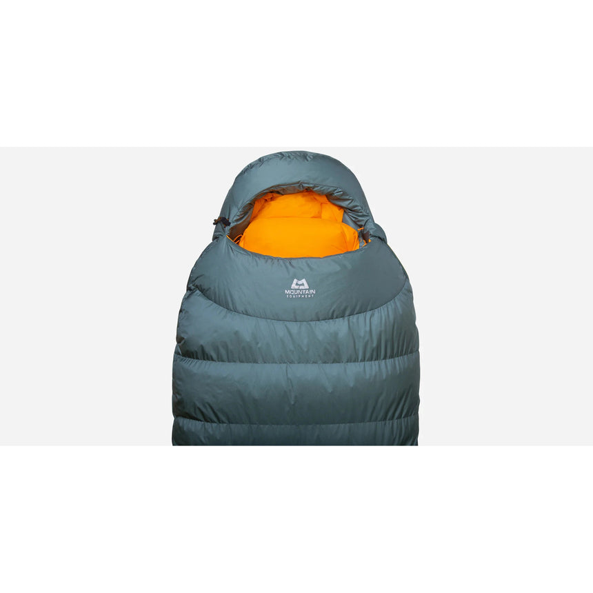 Mountain Equipment Glacier 700 Women's Sleeping Bag top half closed zip image