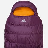 Mountain Equipment Classic Eco 300 Women's Sleeping Bag Outdoor Action Raisin - Wall Baffles
