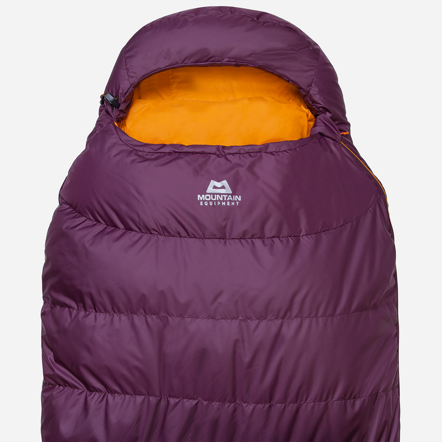 Mountain Equipment Classic Eco 300 Women's Sleeping Bag Outdoor Action Raisin - Wall Baffles