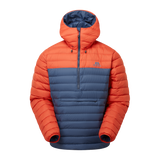 Mountain Equipment Earthrise Hooded Men's Pullover Outdoor Action Dusk/RedRock - Front