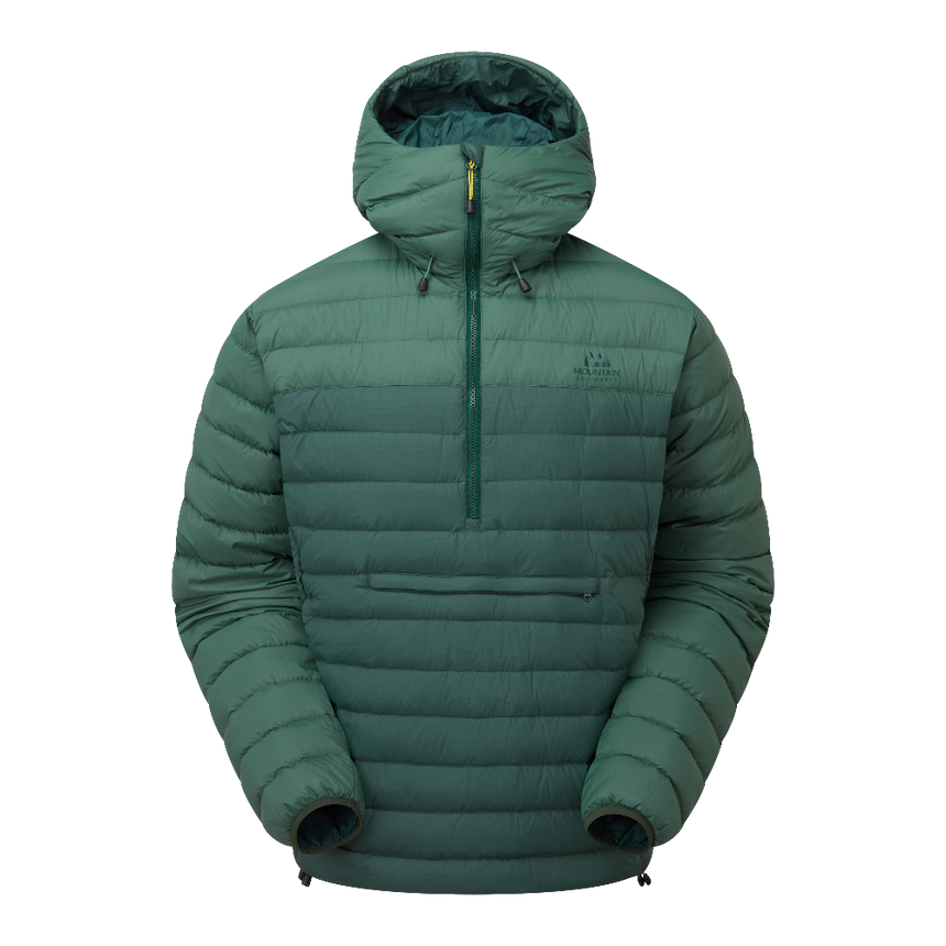 Mountain Equipment Earthrise Hooded Men's Pullover Outdoor Action Fern/Pine - Front