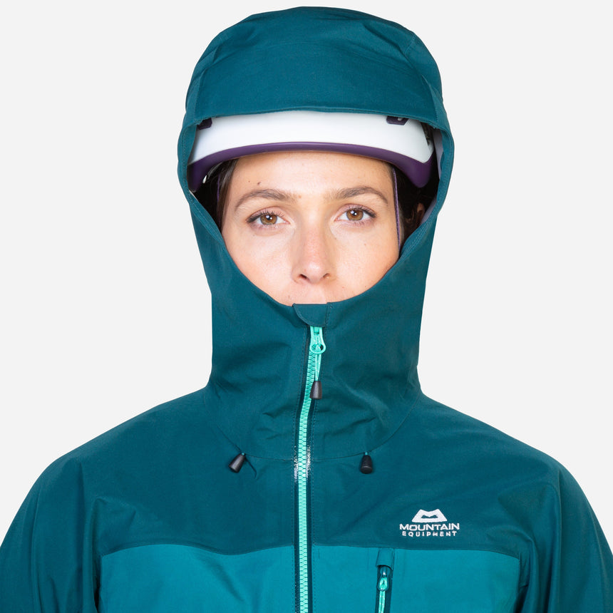 Mountain Equipment Makalu GORE-TEX Women's Jacket Spruce/Deep Teal- front