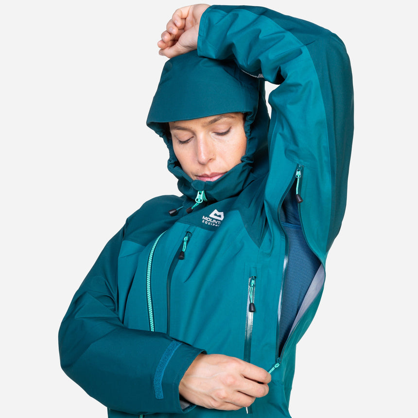 Mountain Equipment Makalu GORE-TEX Women's Jacket Spruce/Deep Teal- front