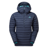 Mountain Equipment Earthrise Hooded Women's Pullover Outdoor Action Cosmos - Front