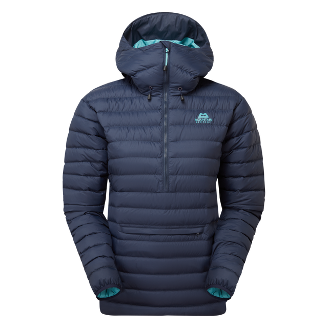 Mountain Equipment Earthrise Hooded Women's Pullover Outdoor Action Cosmos - Front