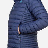 Mountain Equipment Earthrise Hooded Women's Pullover Outdoor Action Cosmos - Side Pockets