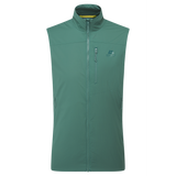 Mountain Equipment Aerotherm Men's Vest Outdoor Action Sage - Front