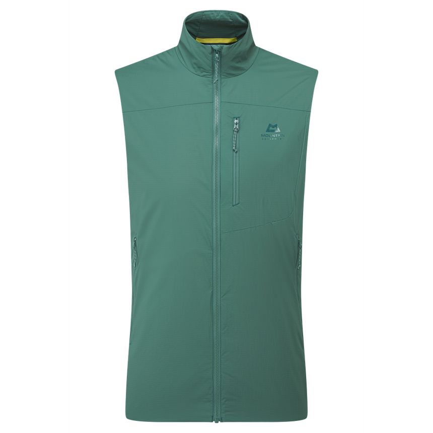 Mountain Equipment Aerotherm Men's Vest Outdoor Action Sage - Front