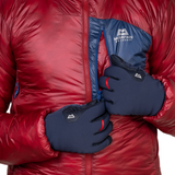 Mountain Equipment Oreus Hooded Men's Jacket Outdoor Action Merlot/Admiral Blue- zip pocket