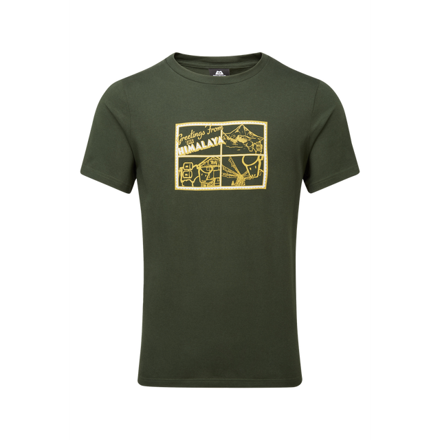 Mountain Equipment Yorik Himalaya Men's Tee Outdoor Action Conifer - Front 