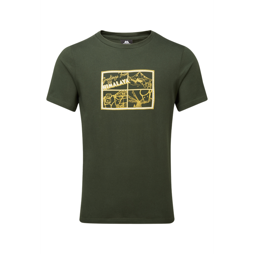 Mountain Equipment Yorik Himalaya Men's Tee Outdoor Action Conifer - Front 
