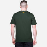Mountain Equipment Yorik Himalaya Men's Tee Outdoor Action Conifer - Back Fit on Model