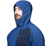Mountain Equipment Shroud Hooded Men's Jacket Outdoor Action Admiral/Cosmos- Hood