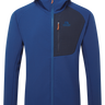 Mountain Equipment Shroud Hooded Men's Jacket Outdoor Action Admiral/Cosmos- Front