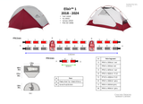 MSR Elixir 1 2018 replacement parts diagram