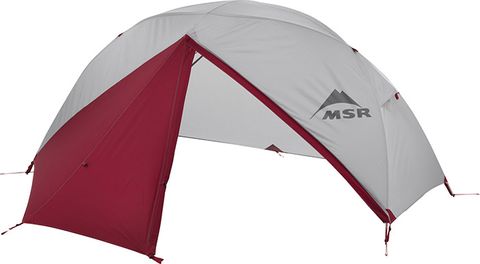 MSR Elixir 1 2018 replacement rainfly in grey and red