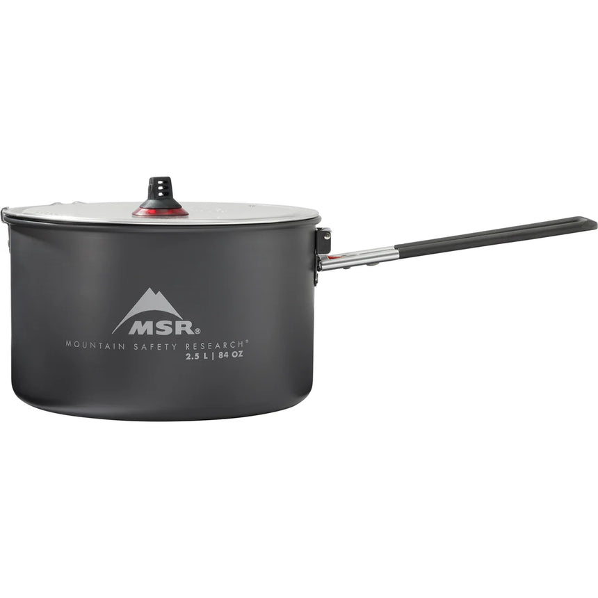 MSR Ceramic 2.5L Pot outdoor Action- Front