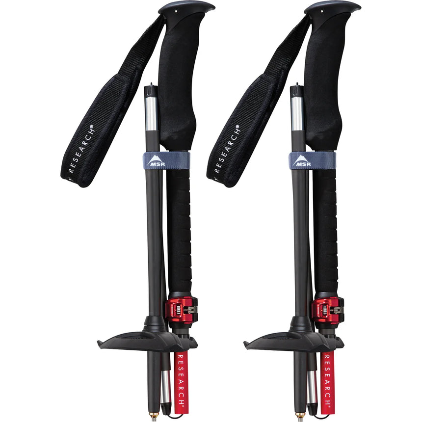 MSR DynaLock™ Ascent Carbon Backcountry Poles- Small Outdoor Action - Collapsed