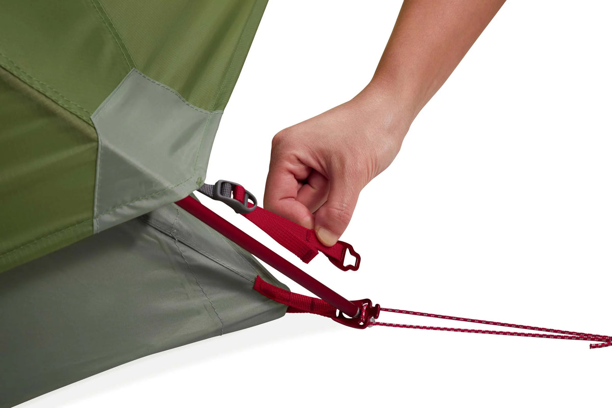 MSR Elixir™ 3-Person Backpacking Tent Outdoor Action- Corner Hardware Stake Loop