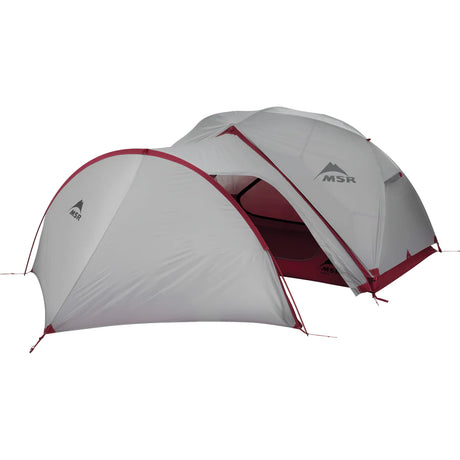 MSR Gear Shed for Elixir™ & Hubba Hubba™ Tent Series Outdoor Action- Open Fly Door