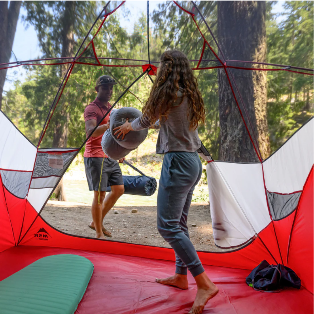 MSR Habiscape™ 4-Person Family & Group Camping Tent Outdoor Action - Interior