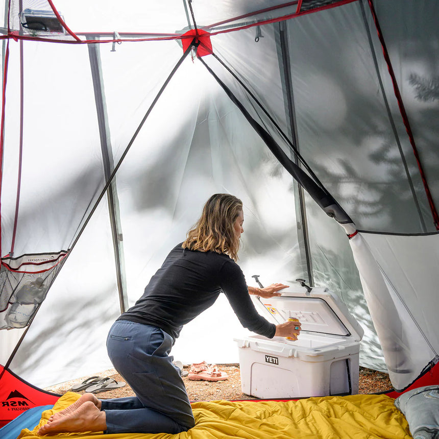 MSR Habiscape™ 6-Person Family & Group Camping Tent Outdoor Action - On field