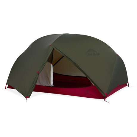 MSR Hubba Hubba™ Bikepack 2-Person Tent Outdoor Action- Opened Fly