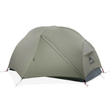 MSR Hubba Hubba™ LT 1-Person Backpacking Tent Outdoor Action- fly door closed