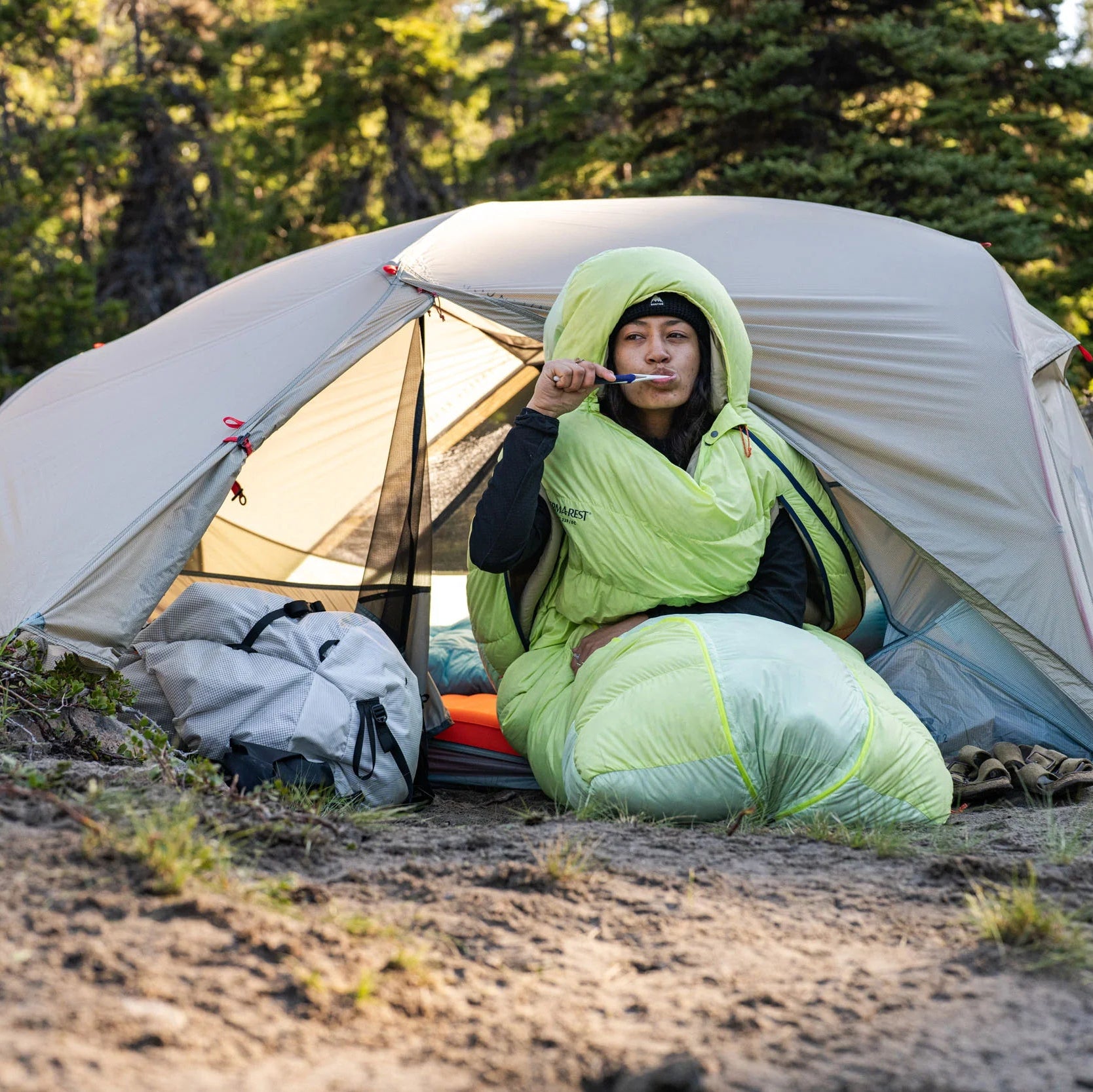 MSR Hubba Hubba™ LT 2-Person Backpacking Tent Outdoor Action- headroom
