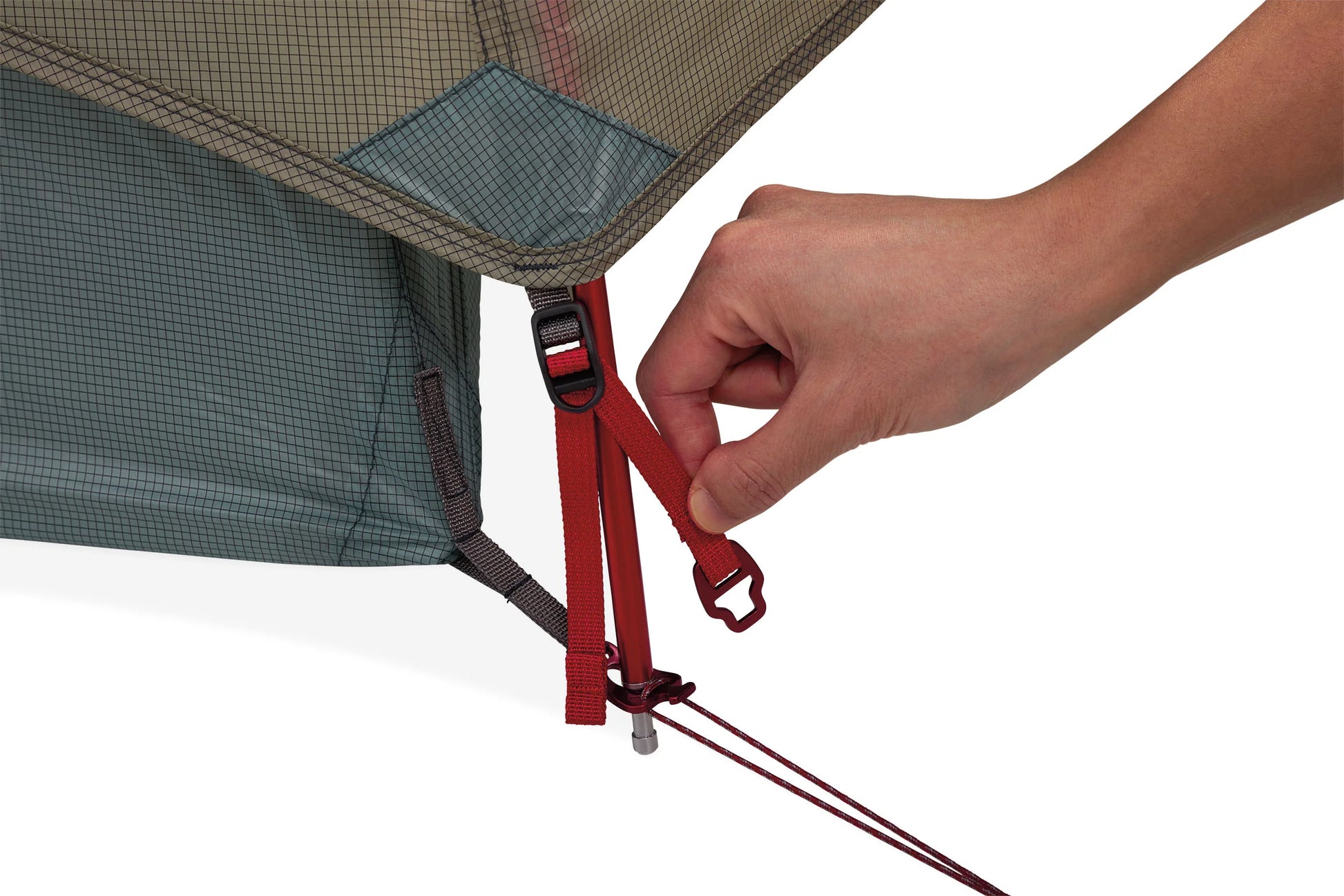 MSR Hubba Hubba™ LT 3-Person Backpacking Tent Outdoor Action- Guyline Point