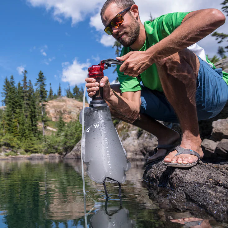 MSR MiniWorks EX Microfilter Outdoor Action - Product In use