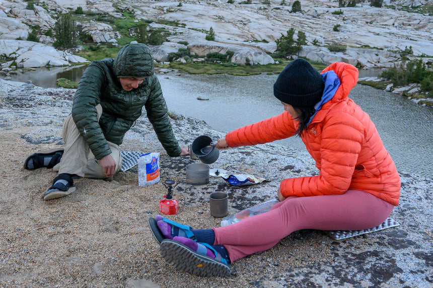 MSR PocketRocket Deluxe Stove Kit Outdoor Action- Product In Use 2