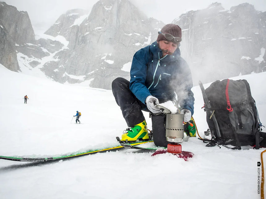 MSR Reactor Stove System Outdoor Action- product in use