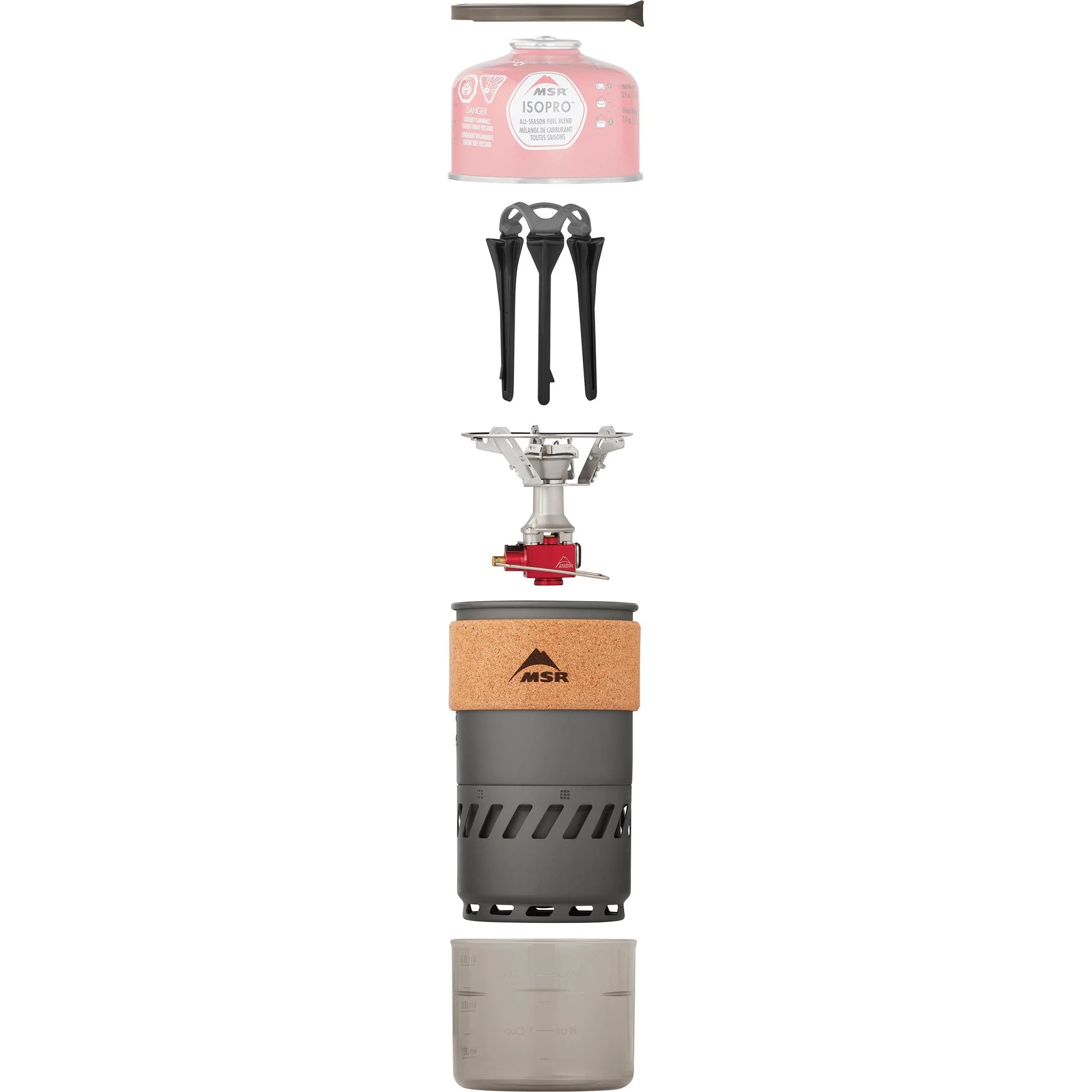 MSR Switch™ Stove System Outdoor Action- Nesting and Storage