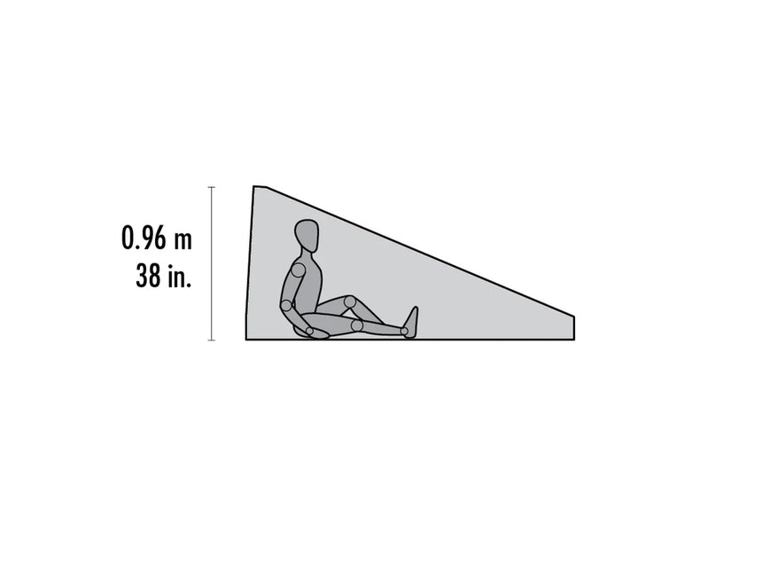 MSR Thru-Hiker Mesh House 1 Outdoor Action- floorplan