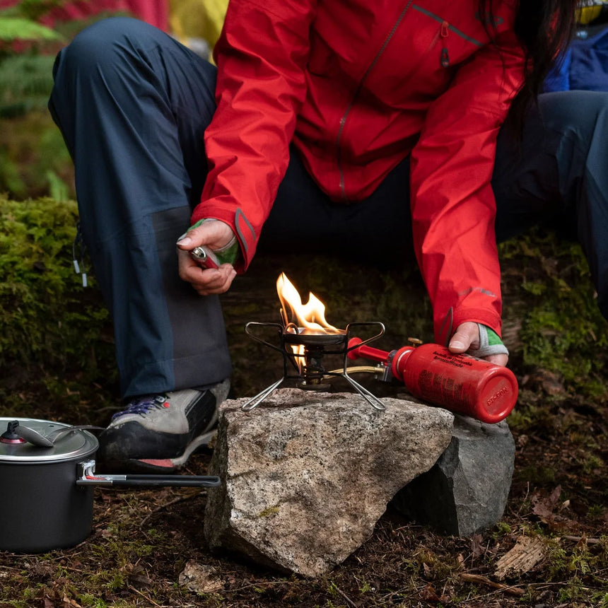 MSR Whisperlite Stove Outdoor Action- Product in Use