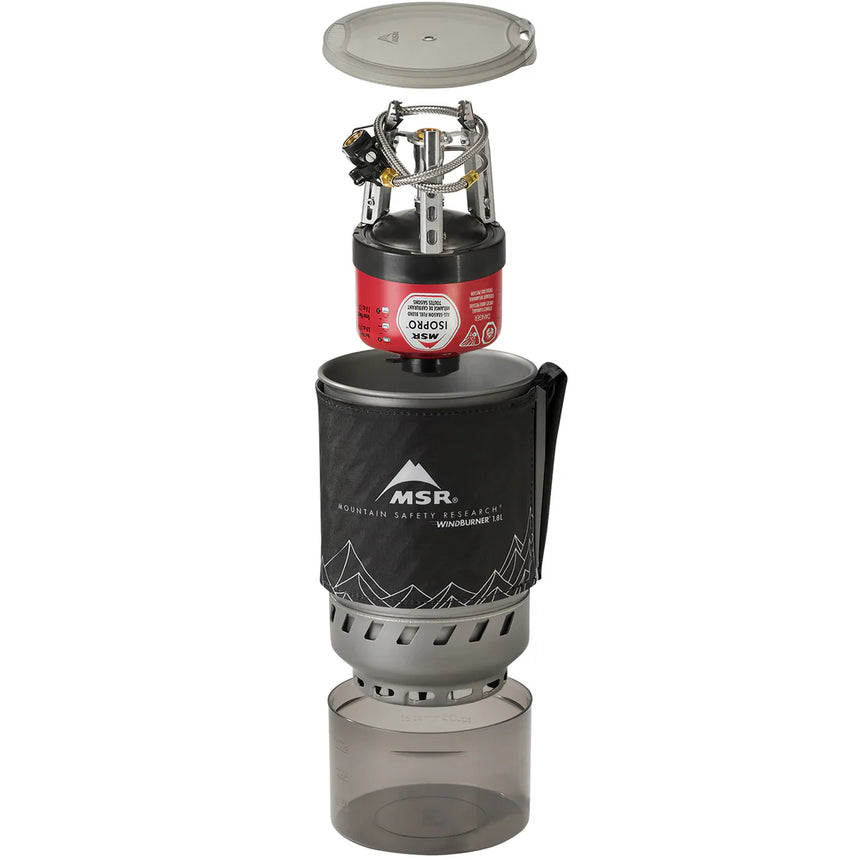 MSR WindBurner Duo Stove System Outdoor Action- Nesting Detail