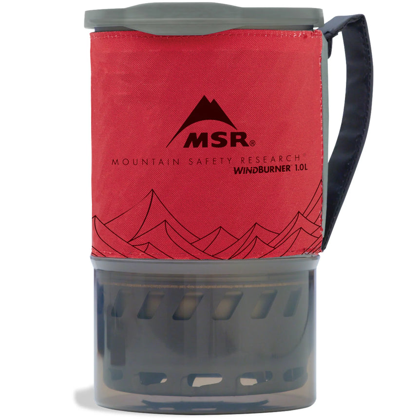 MSR WindBurner® Personal Stove System Outdoor Action Red- Packed