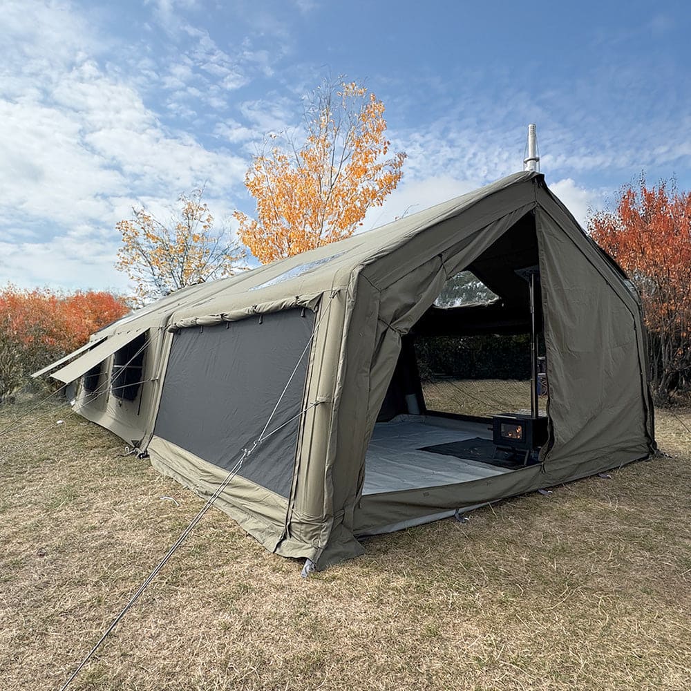 Holawild AirTek Machu Shelter in Khaki - Open setup