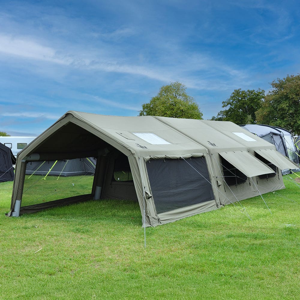 Holawild AirTek Machu Shelter in Khaki - Side setup