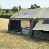 Holawild AirTek Machu Shelter in Khaki - Attached setup context