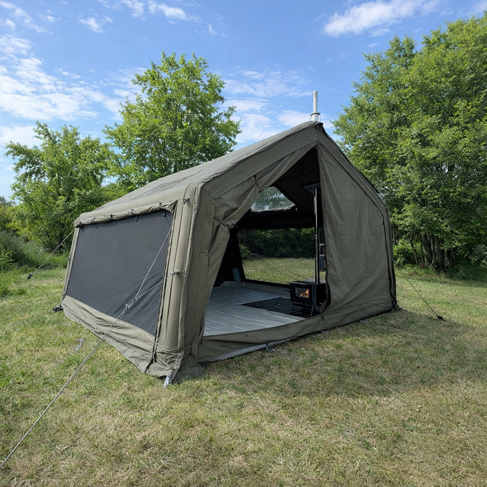 Holawild AirTek Machu Shelter in Khaki - Front view