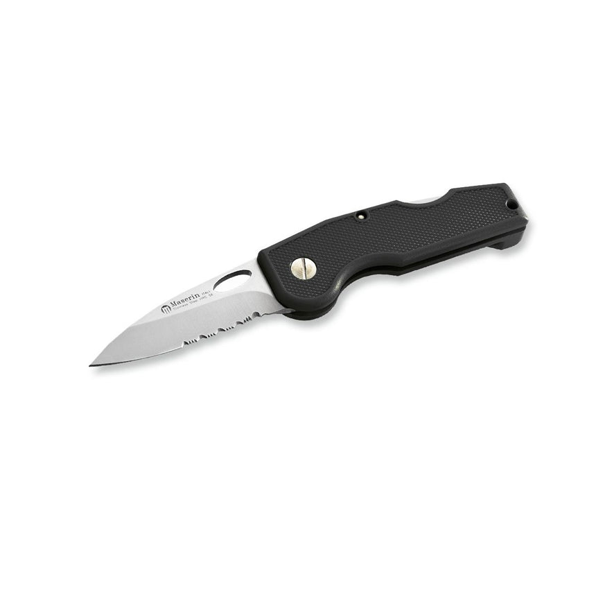 Maserin 217 Pocket lightweight folding knife with thumb hole and nylon clip - everyday carry EDC knife