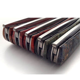 Maserin 380 Gourmet Damascus Small Roses pattern blade - beautiful pattern-welded steel