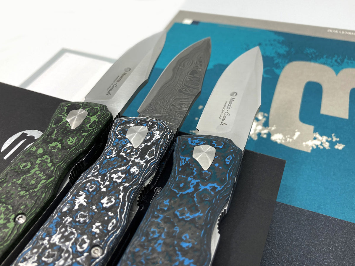 Maserin 502 Power MagnaCut steel blade - HRC 61-62 premium American steel with superior edge retention