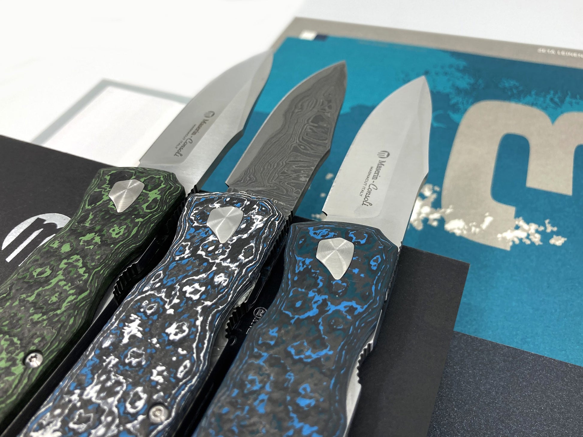 Maserin 502 Power MagnaCut steel blade - HRC 61-62 premium American steel with superior edge retention