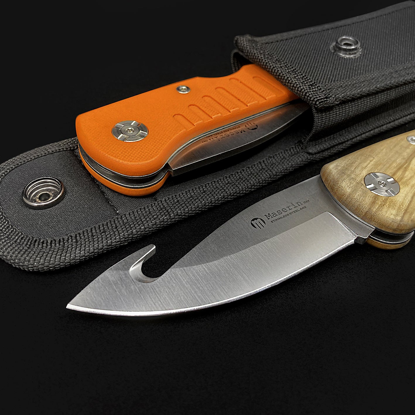 Maserin 763 Skinner hunting knife for field dressing and game processing applications
