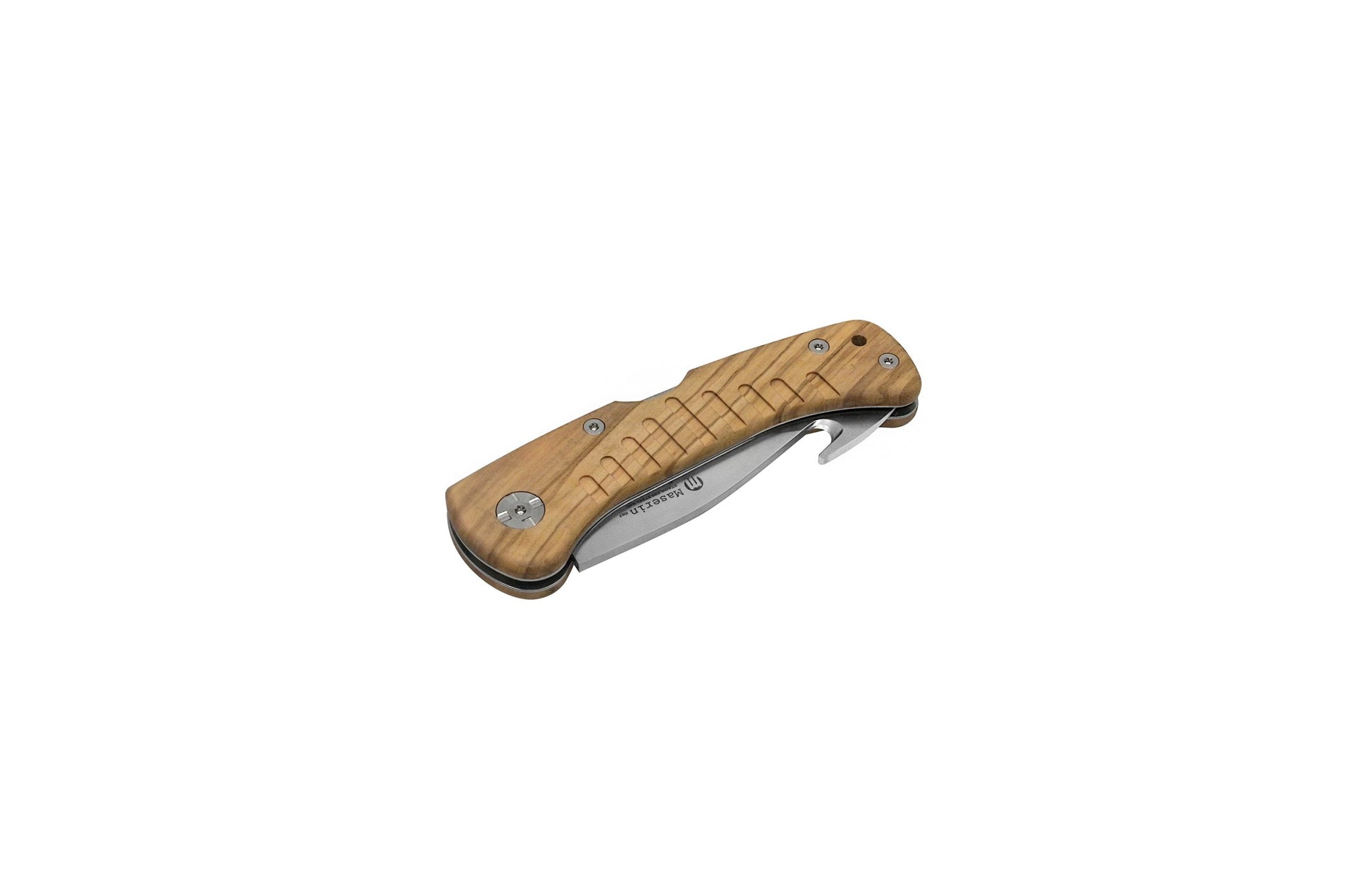 Maserin 763 Skinner folding hunting knife with orange G10 handle - high visibility hunting knife