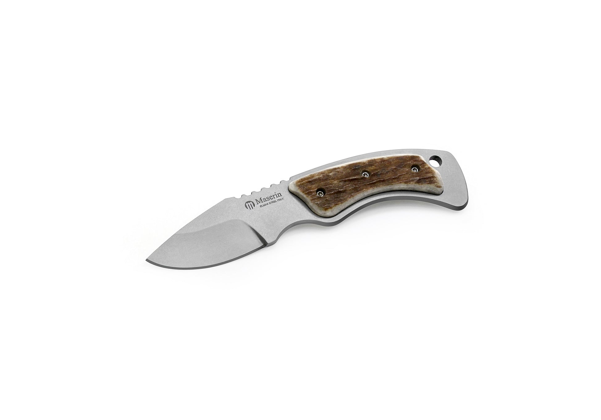 Maserin 924 Mini Trapper Elmax steel blade with thumb groove - HRC 61 hardness