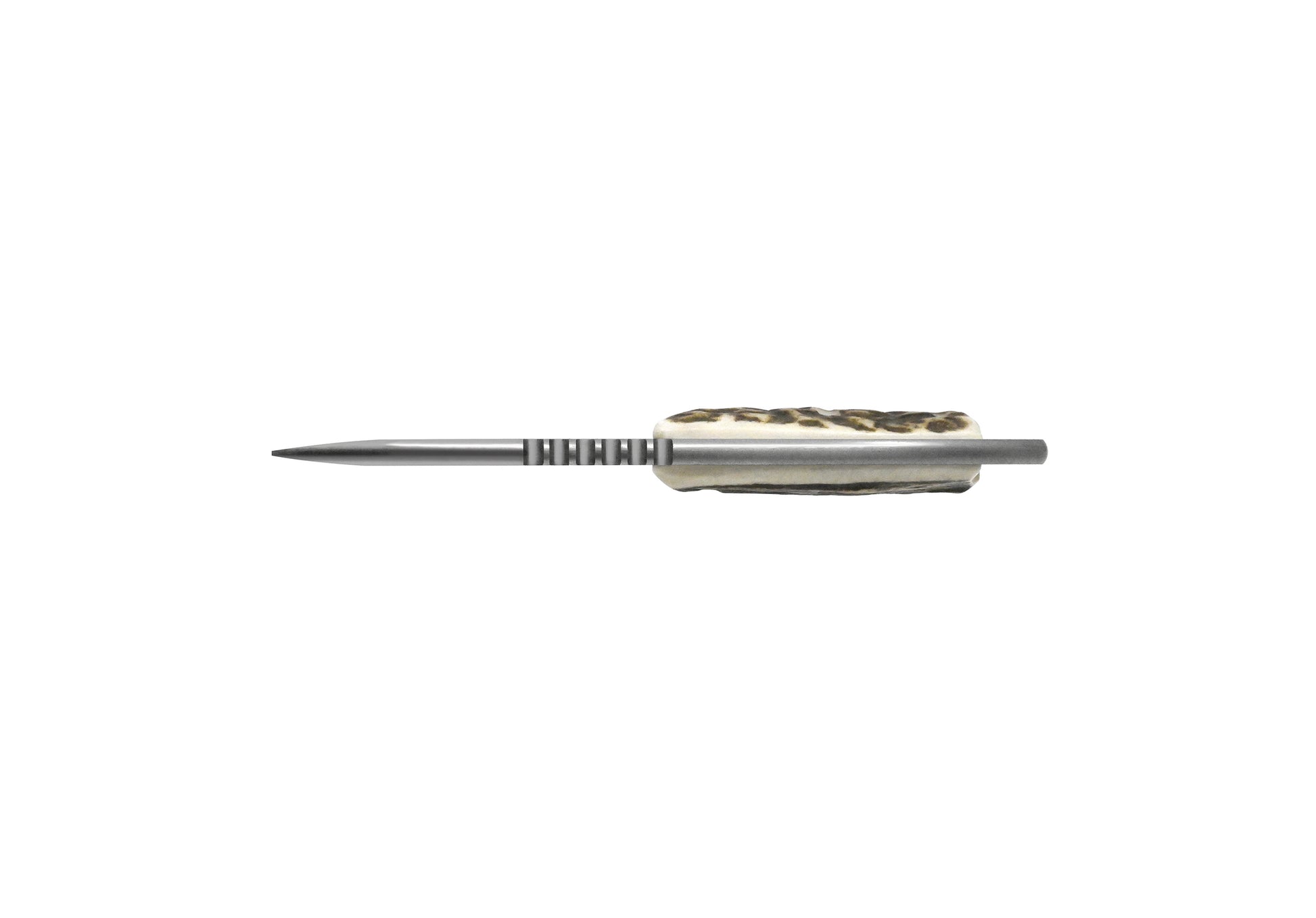 Maserin 924 Mini Trapper with leather sheath featuring snap button and safety strip